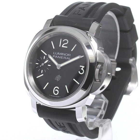 PANERAI Luminor Logo 44mm PAM01084 black Dial Hand Winding Men\'s Watch_832331 main image 6